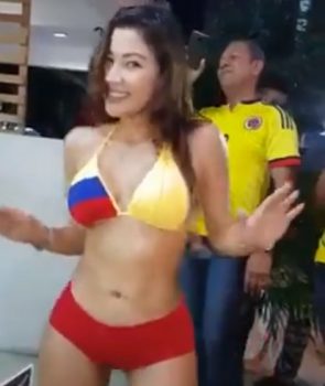 colombiana bailando sexi